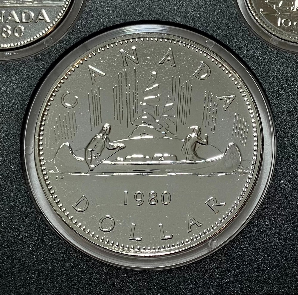 1980 Canada Nickel Dollar - From Proof Set