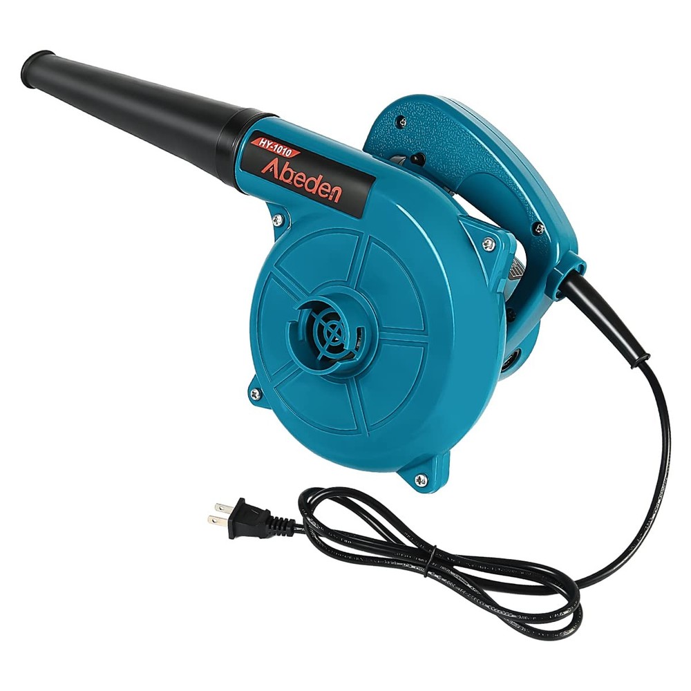 Corded Electric Leaf Blower,2 in 1 Small Handheld Lightweight Blue