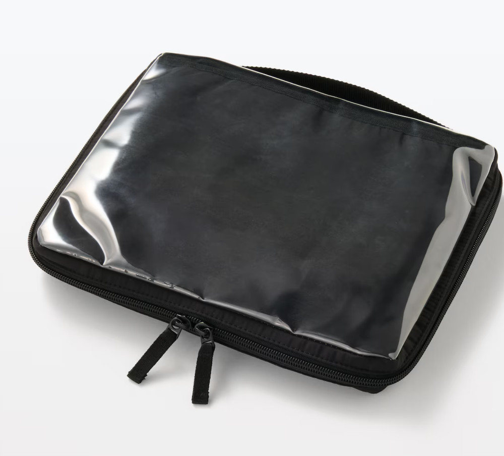 MUJI A5 Wide Collection Case Black Ivory Green / Selectable Pockets refills