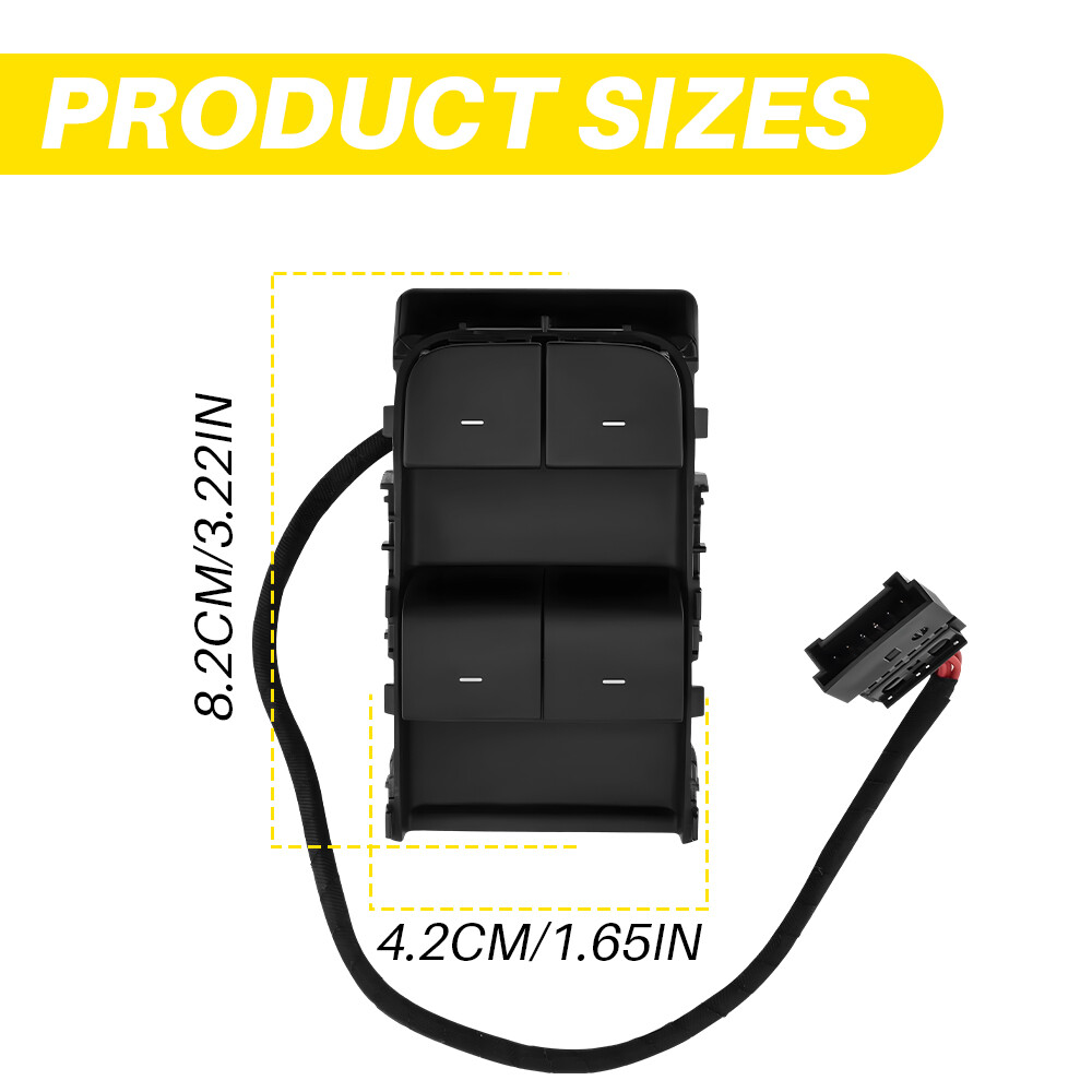 Driver Front Left Door Window Switch For 2017-20 Tesla Model 3 M3 1081037-01-D