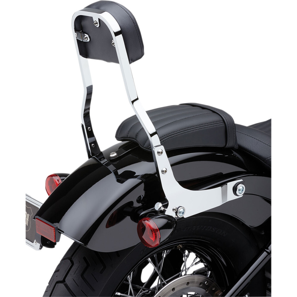 Cobra Detachable Backrest Kit - 14" - Softail (Chrome) Short | 602-2042