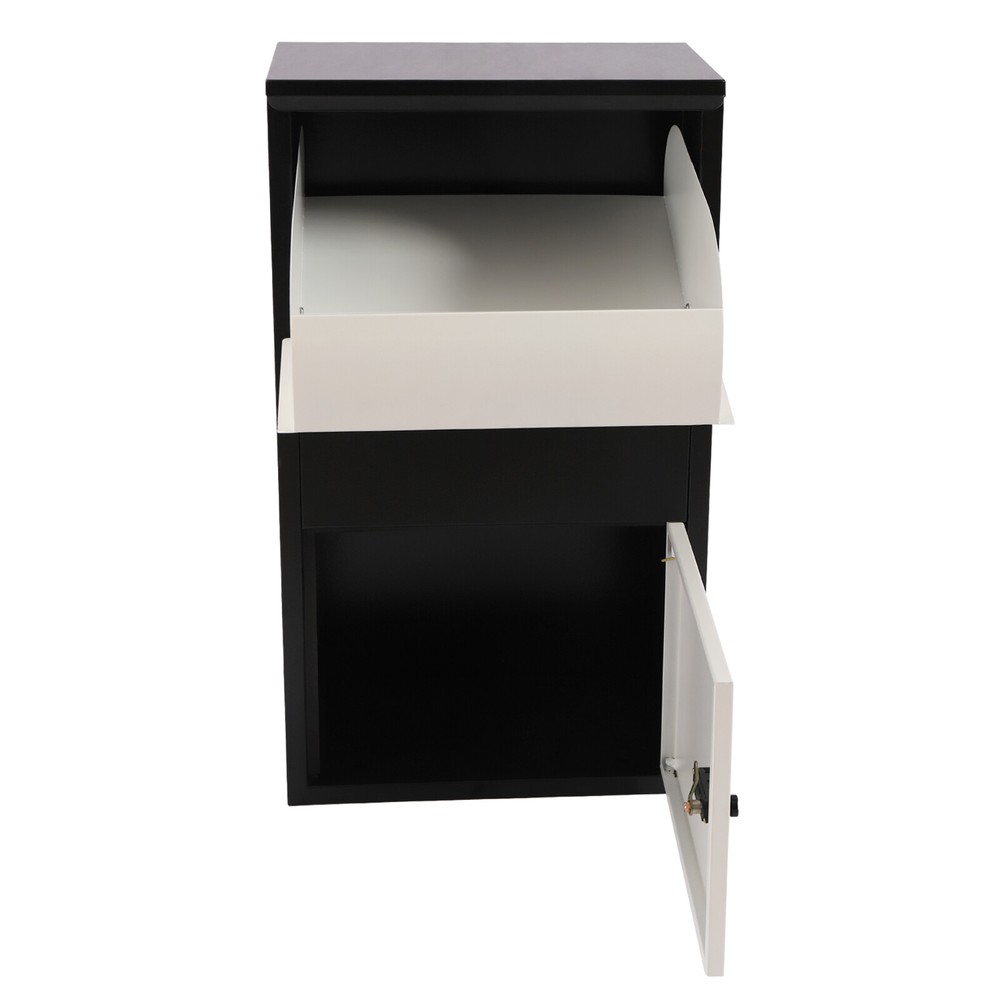 Package Delivery Lock Box Storage Parcel Deliveries Porch Drop Container &2 Keys