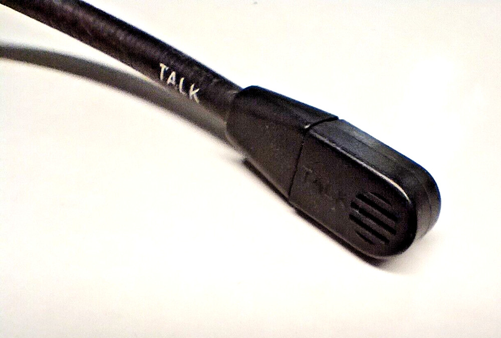 Flightcom Classic Aviation Headset Black, Model 4DLX, Used