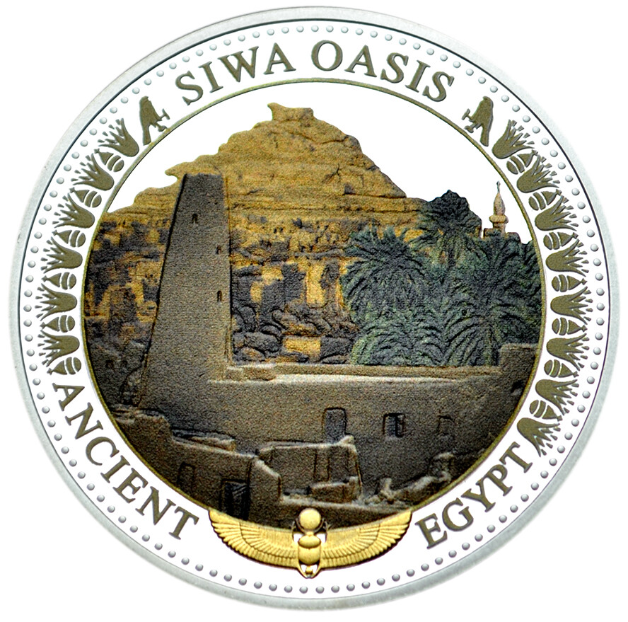 SOLOMON ISLANDS $2 2016 Silver Proof Ancient Egypt - Siwa Oasis'