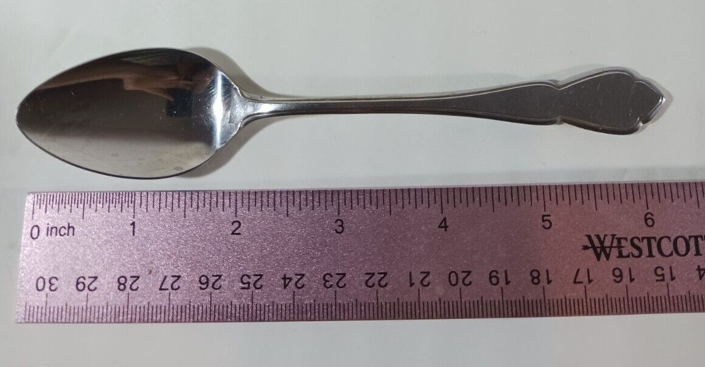 OXFORD HALL SHOREHAM TEASPOON Burnished Stainless Flatware Japan