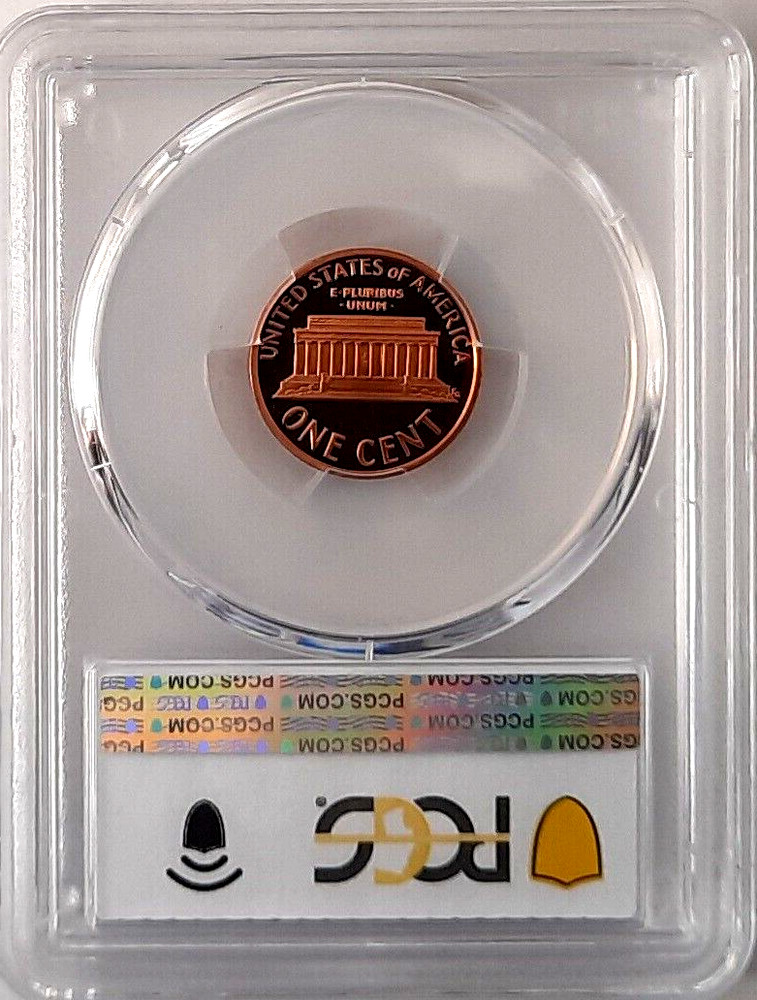 2008-S Proof Lincoln Cent-Shield- PCGS PR69 RD DCAM -Fading Blue Label