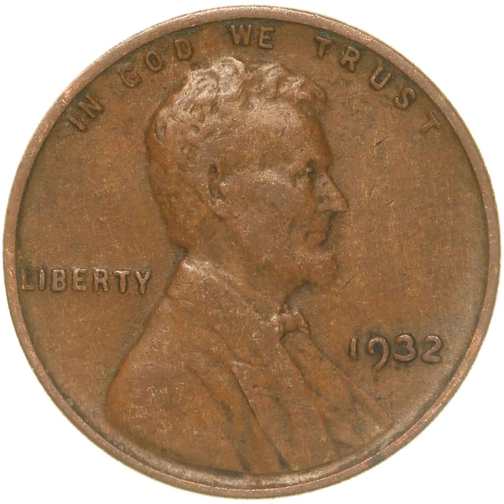 1932 (P) Lincoln Wheat Cent Very Fine Penny VF