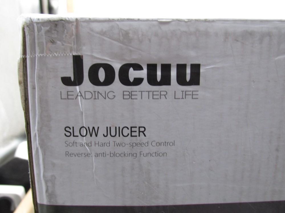 Jocuu Slow Masticating Juicer with 2-Speed Modes-Grey
