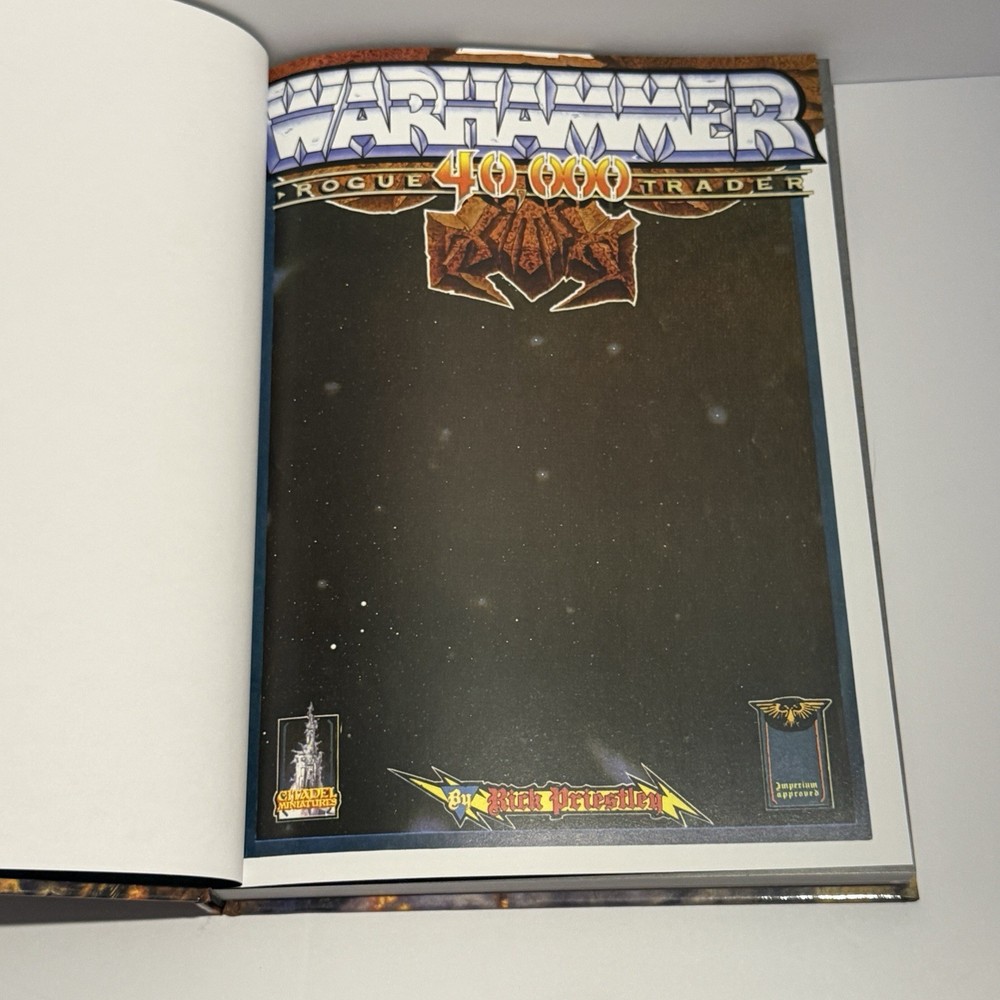 Warhammer 40K Rogue Trader Book Hardcover 2016 Reprint