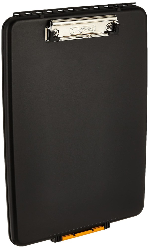 Dexas Slimcase Storage Clipboard, Black 13.5" x 9.5",