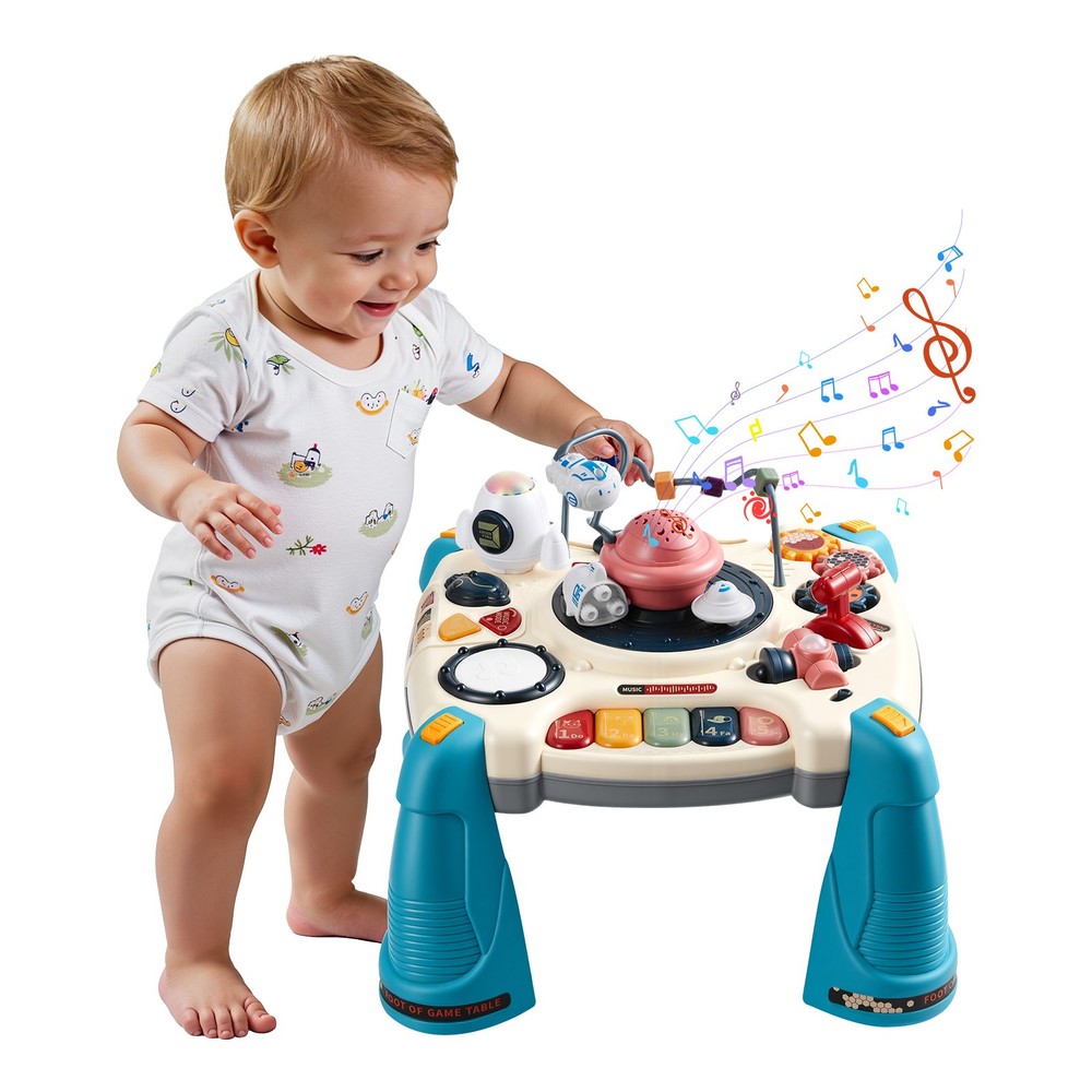VEVOR Toddler Learning Table 6-36 Months Activity Table with 60+ Sound Sources