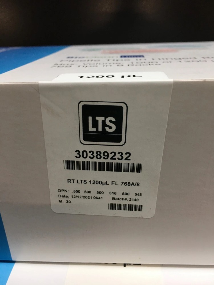 Rainin REF 30389232 Filter Pipette Tips BioClean 1200uL Lot 2 Packs