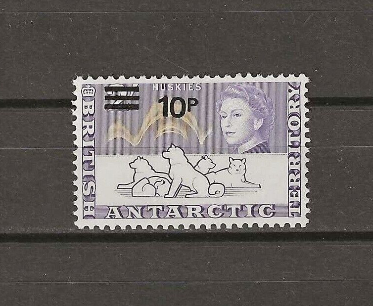 BRITISH ANTARCTIC TERRITORY 1971 SG 34w MNH