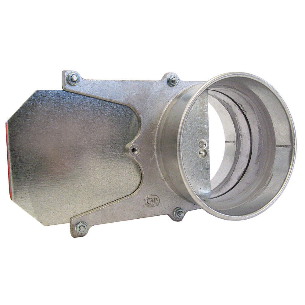 NORDFAB 8010002306 Manual Blast Gate,8" 40D609