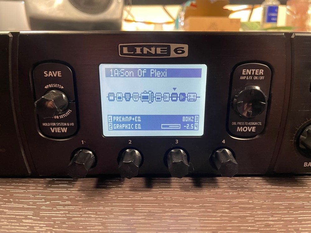 Line 6 POD HD Pro Rackmount Guitar Multi-Effects Processor - Working