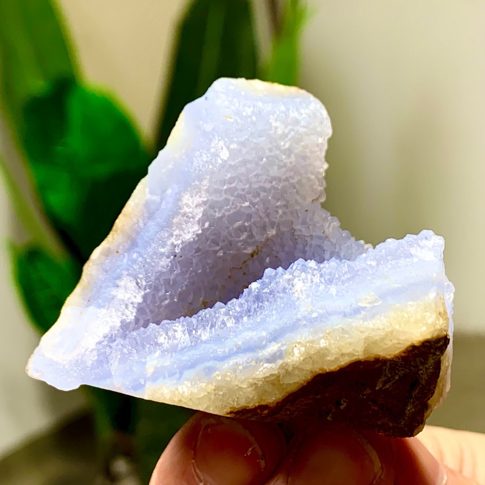 75GNatural Blue striped agate Crystal Chunks piece form Mineral Specimens