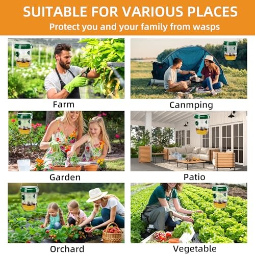 3pc Wasp Traps Outdoor Hanging