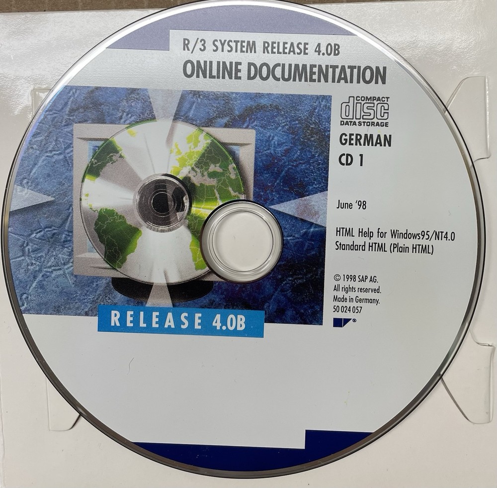 Vintage SAP Software Bundle - R/3 System - AcceleratedSAP