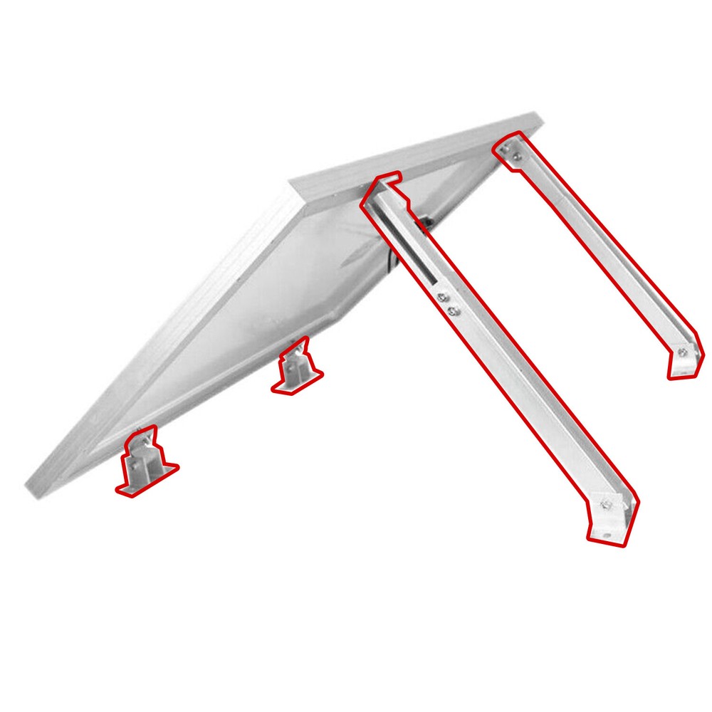 Adjustable Solar Panel Mount Brackets For RV Roof Boat Shed Any Flat Surface