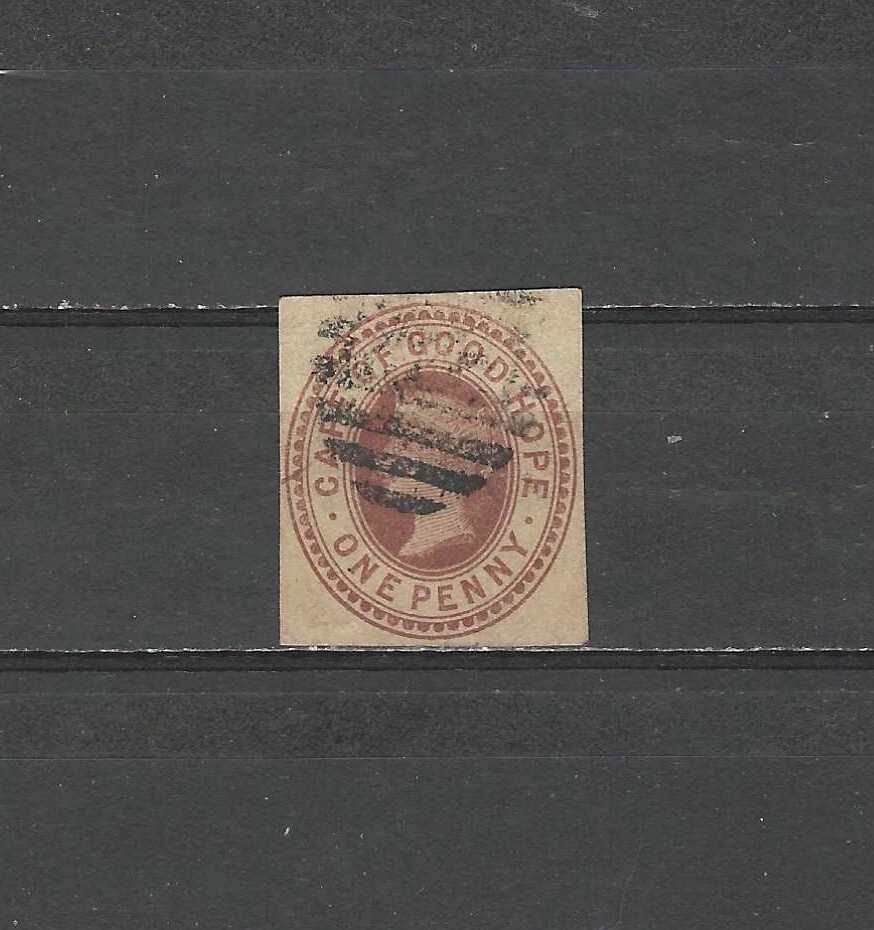 CAPE OF GOOD HOPE , 1891 , 1p WRAPPER STAMP , IMPERF , USED