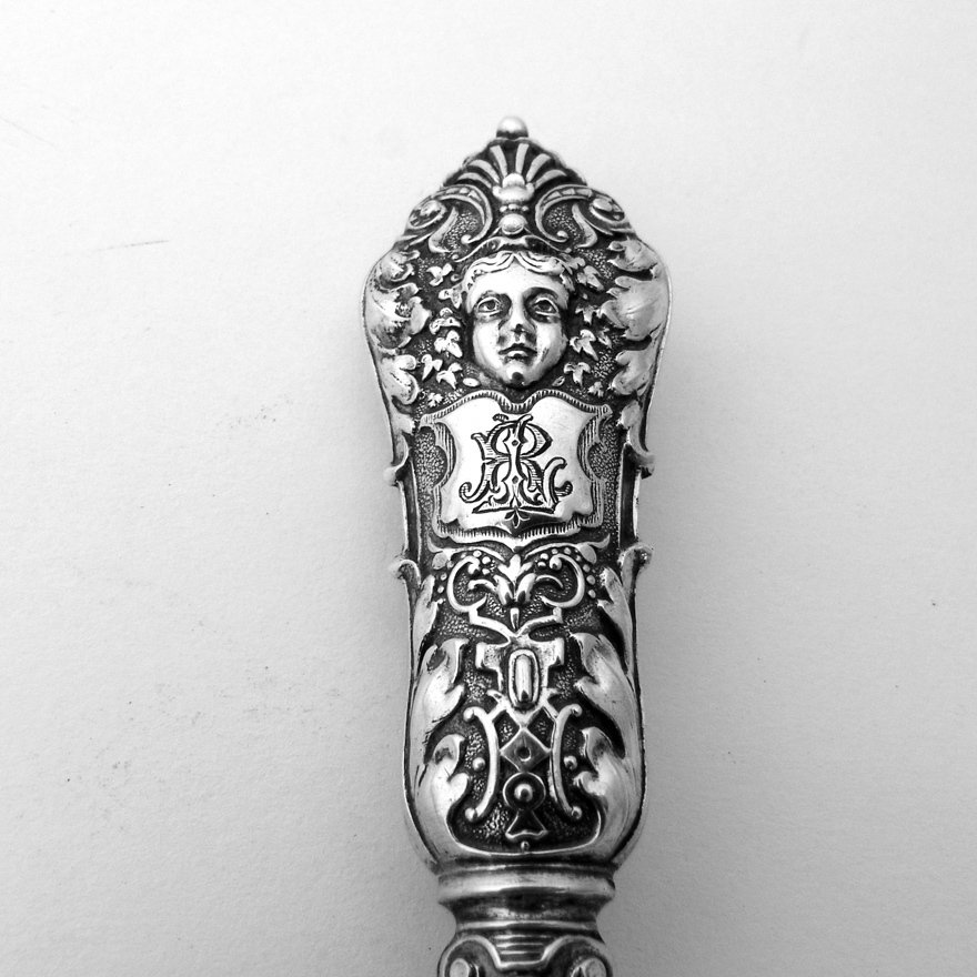 Renaissance Dinner and Luncheon Flatware Set 800 Silver 1890 Bruckmann