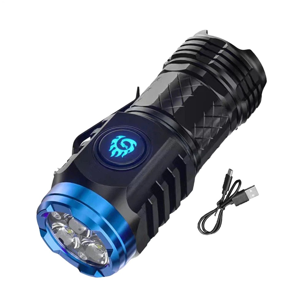 High Lumens Mini Flashlight 5 Modes Rechargeable Led Bright Camping Lantern