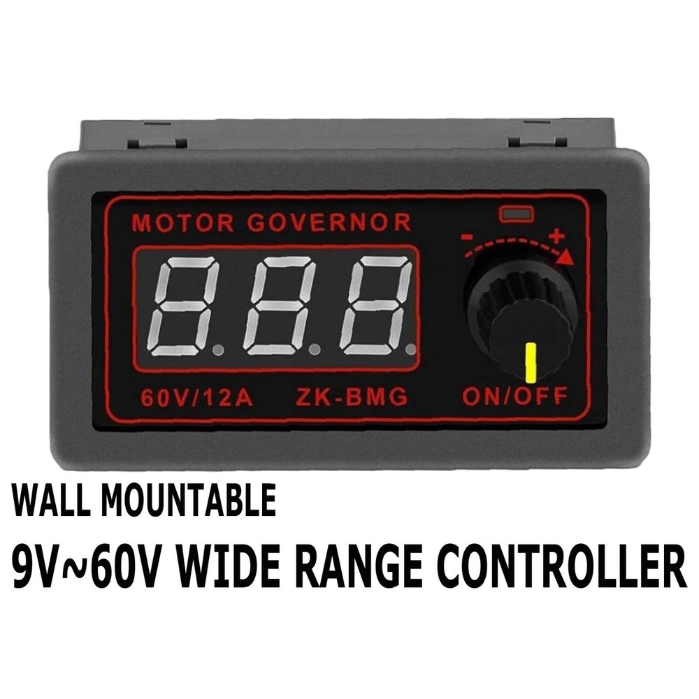 DC 9-60V PWM Speed Controller Unit Digital Encoder Motor Regulation Module