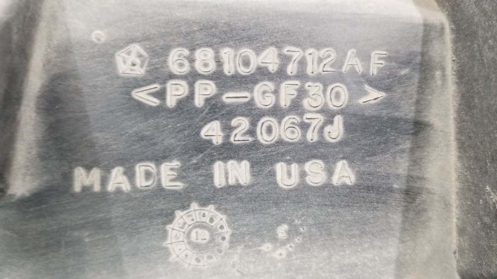 17 DODGE RAM 1500 5.7L AIR SHUTTER