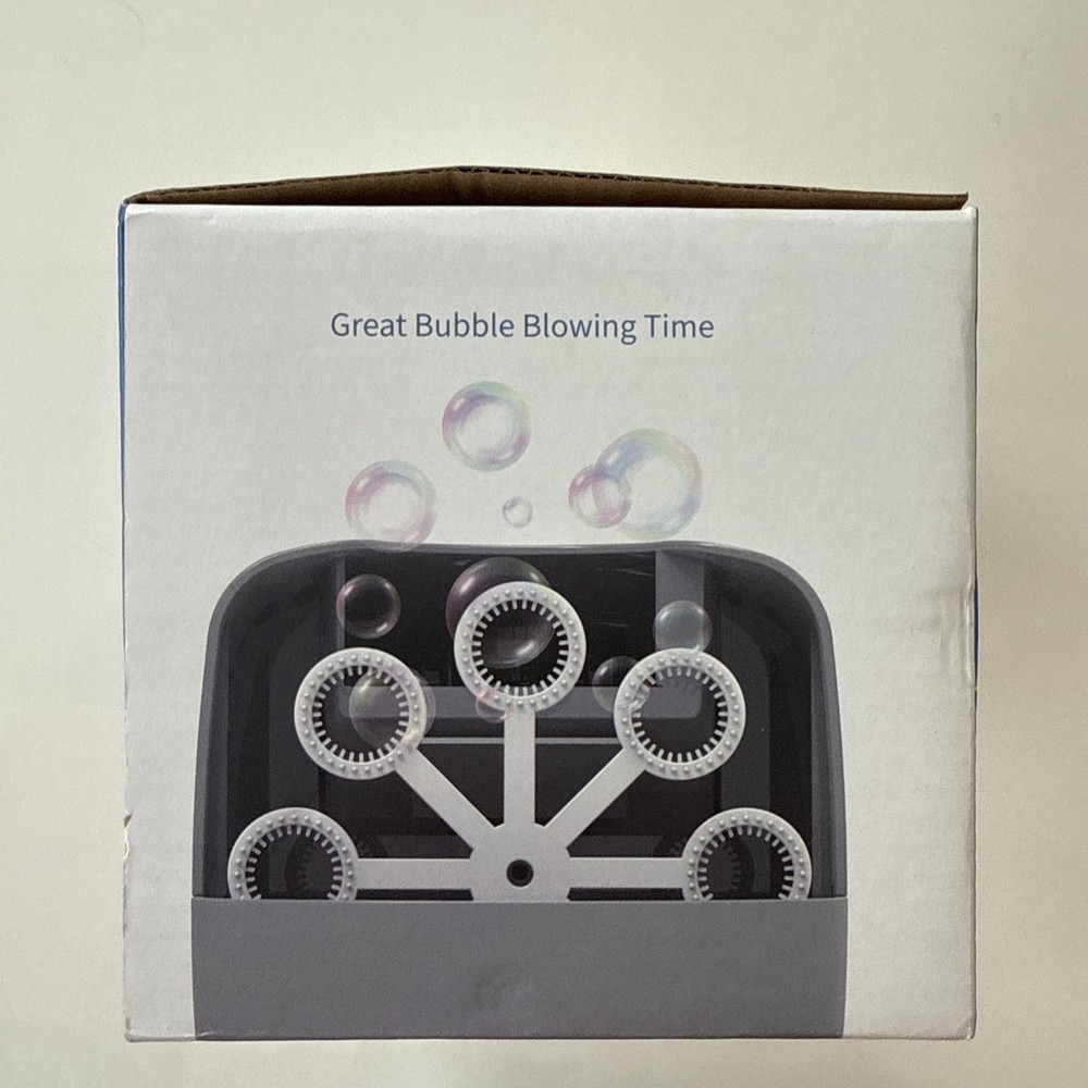 Automatic NIB Bubble Machine Maker Portable Light Plug-in Parties Pool MB1002