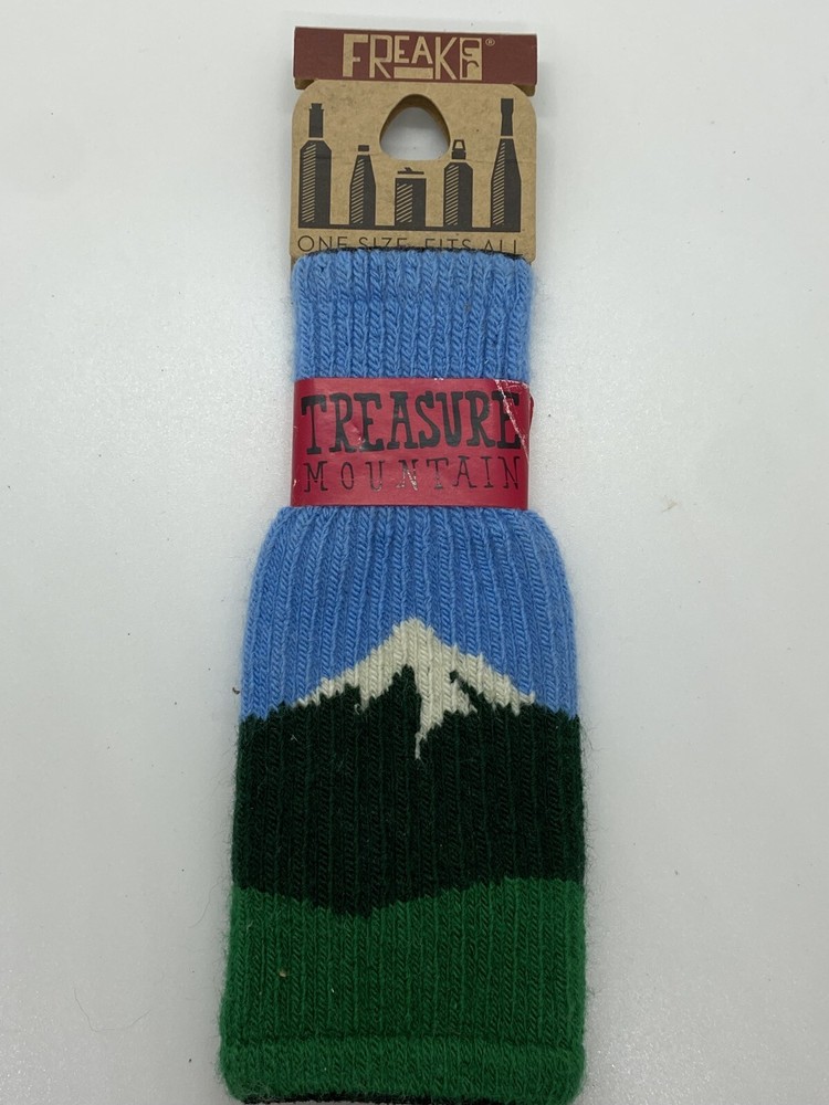 FREAK! Knitted Bottle Covers Cozie Sock - Treasure Mountain