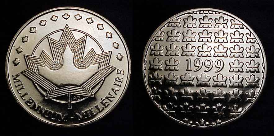 CANADA 1999 Millennium Medallion Specimen