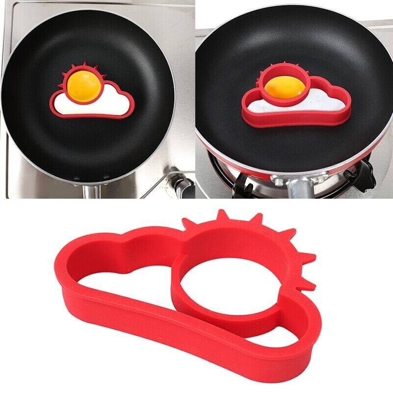 Nonstick Pancake Maker Mold Silicone Egg Ring Maker Perfect Cooking Tool