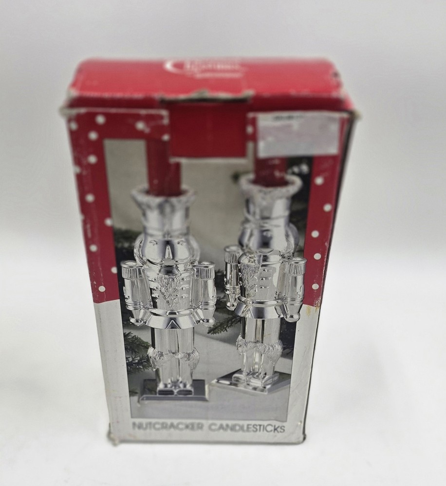International Silver Co. Nutcracker Candlesticks 7 5/8"