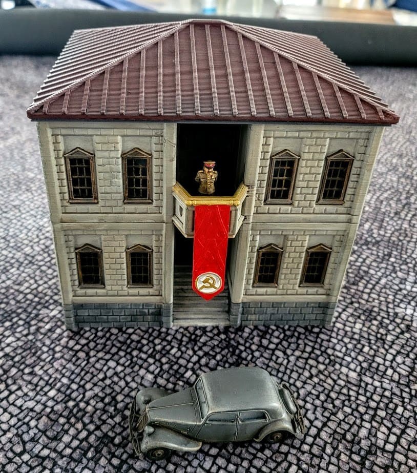 54mm/ 1:32nd scale FDM Large Administration Building