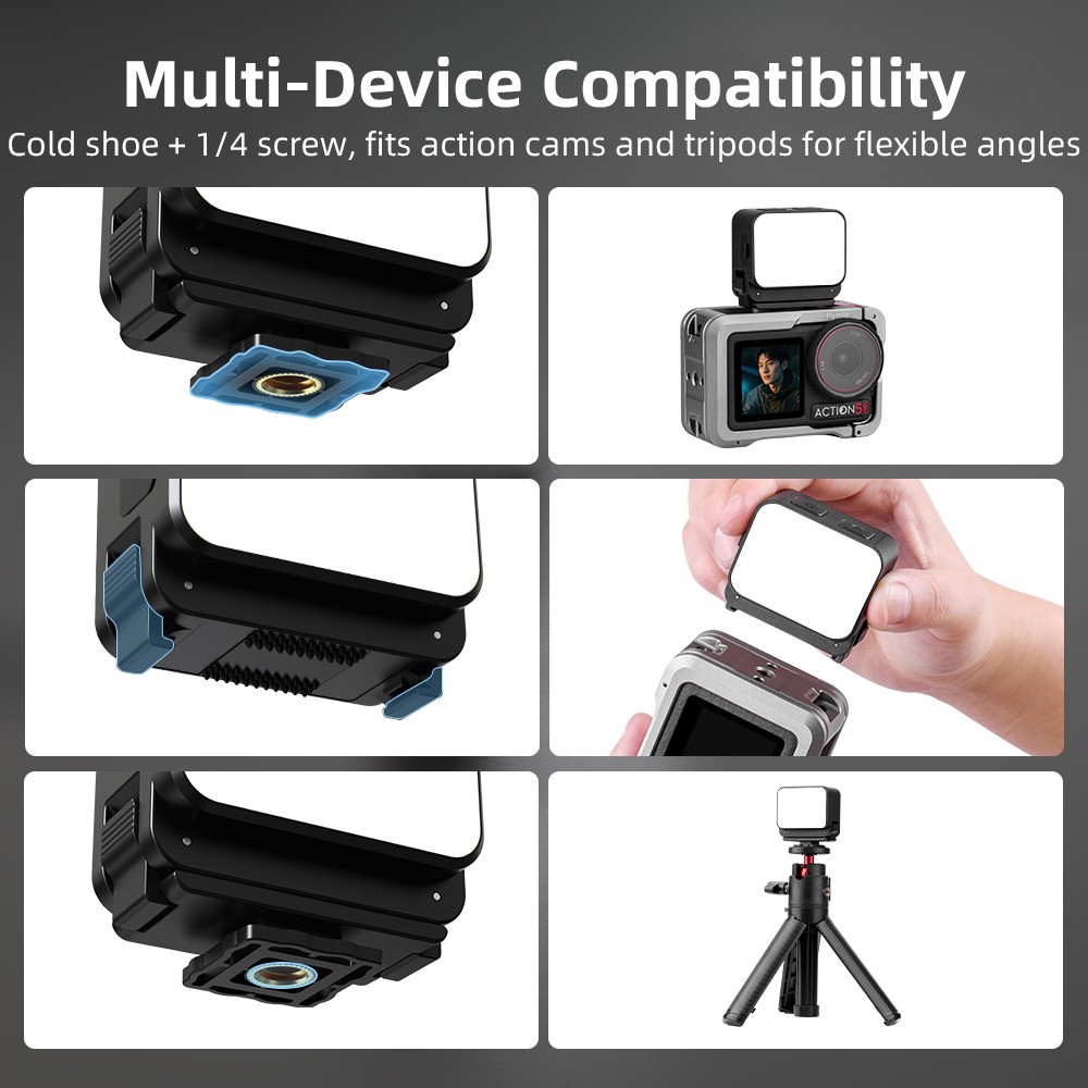 Compact Fill Light For ACTION 5 Magnetic Quick Release Fill Light for POCKET 3
