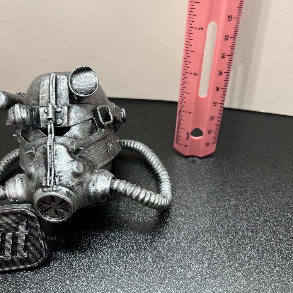 Fallout Inspired Helmet That Is Hand Painted And 3-D Printed