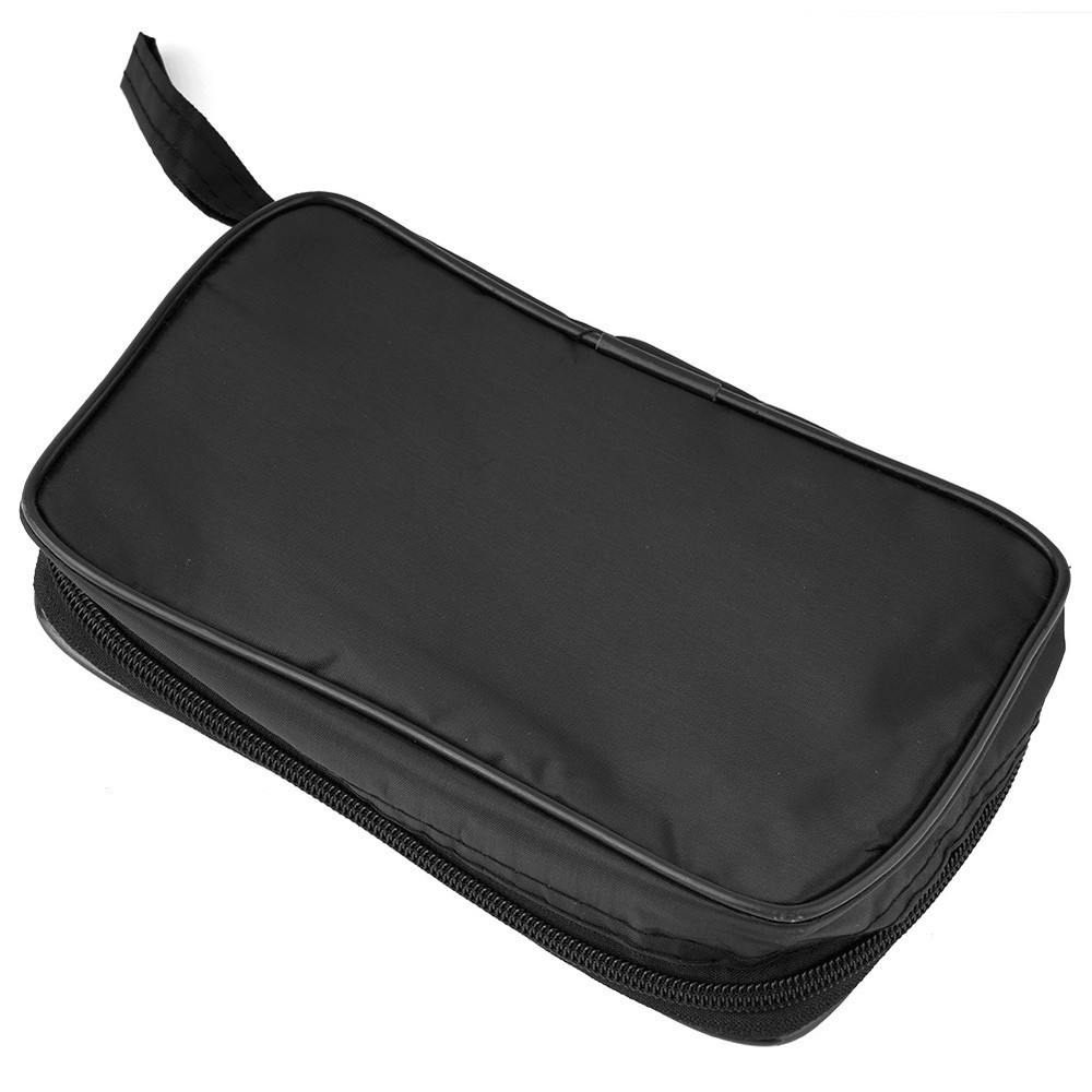 Convenient Black Cloth Bag for Digital Multimeter for Professional Use