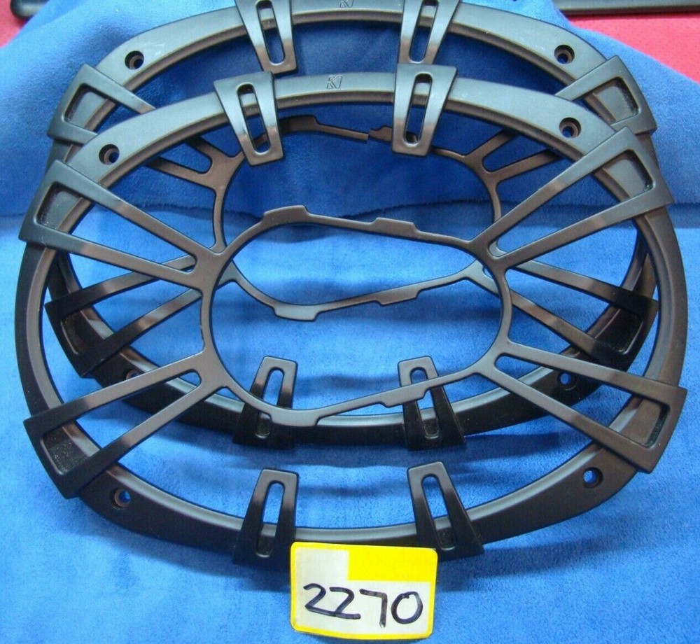 PAIR KICKER 6X9" SPEAKER GRILL COVERS 6INCH BY 9INCH