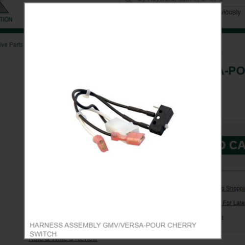 HARNESS ASSEMBLY GMV/VERSA-POUR CHERRY SWITCH # 52-0622/04-SP