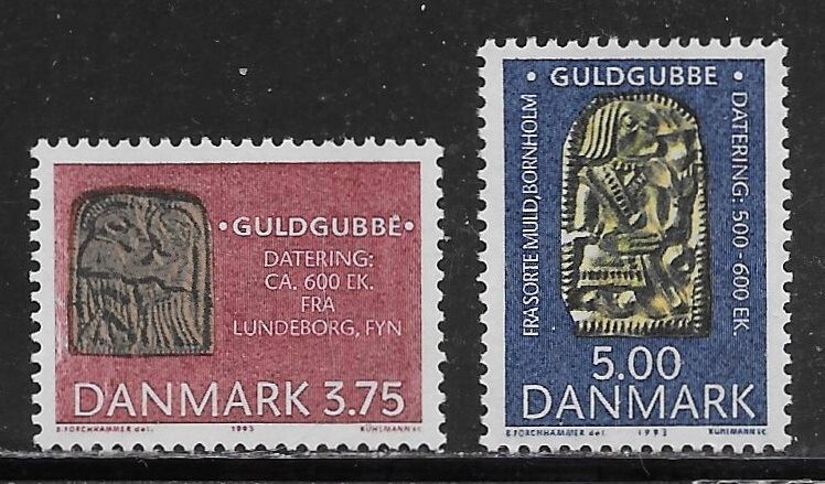 Denmark Scott #'s 975 - 976 MNH