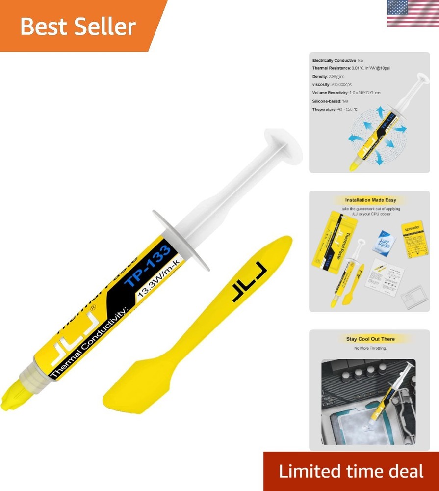 Universal Fit Carbon Thermal Paste 6g with Applicator Kit