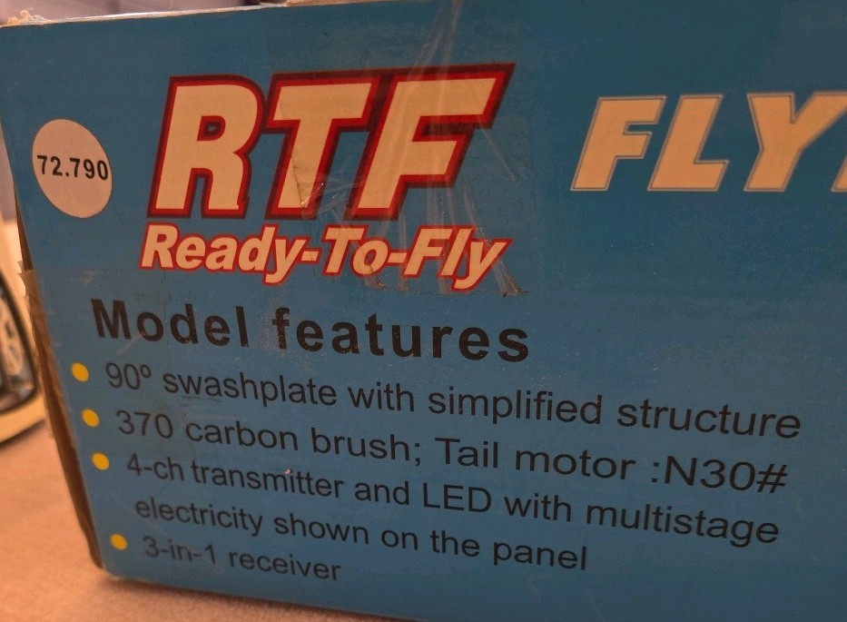 Walkera R/C 4 helicopter 4 channel rtf bundle