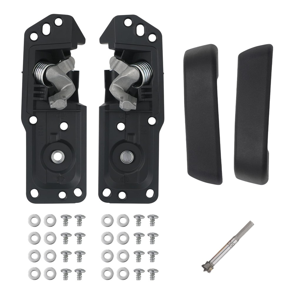 APPERFiT Interior Door Handle Repair Pair, Black Handle-Pair