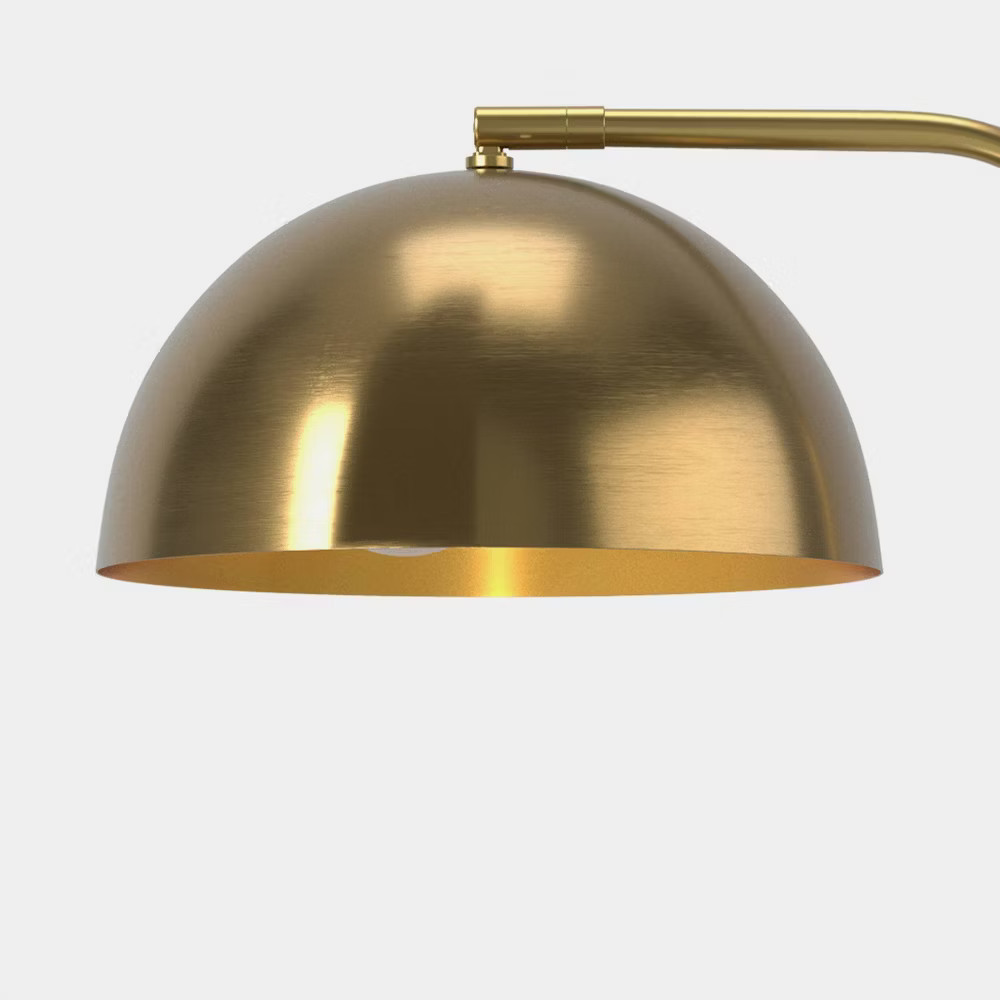 Glossy Metal Table Lamp Brass - Room Essentials