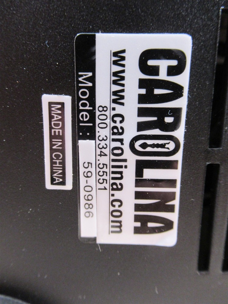 Wolfe Binocular Biological Microscope Objectives & Eyepiece Carolina 59-0986