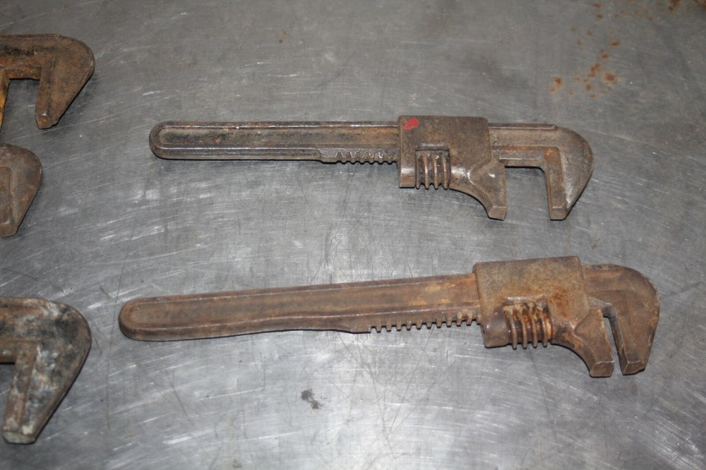 Vintage Pipe Wrench Set