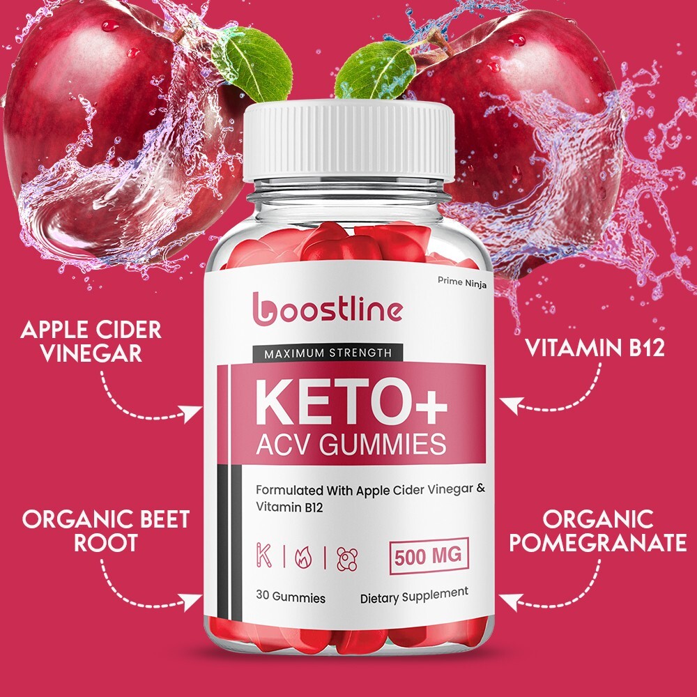 Boostline Keto ACV Gummies, Boost Line ACV Max Strength Gummies (5 Pack)