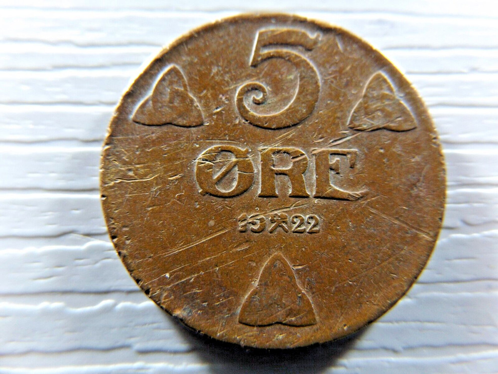 NORWAY 1922 5 Ore