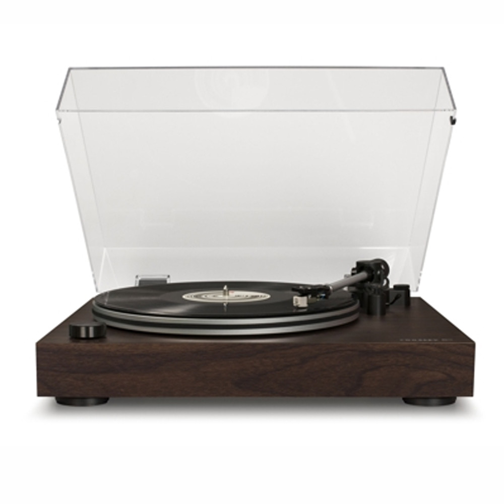 Crosley C8A-WA Modern Walnut Turntable Record Player 2 Speed