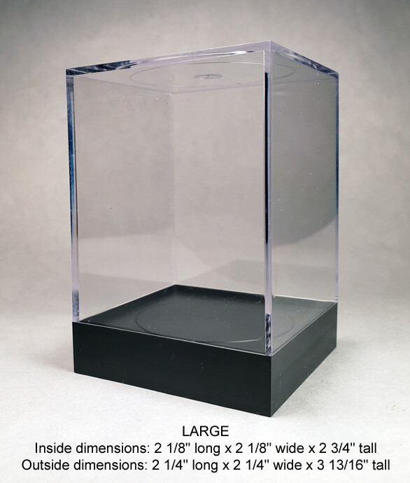 Miniature or crystal display box case / D&D DnD Warhammer Dungeons and Dragons